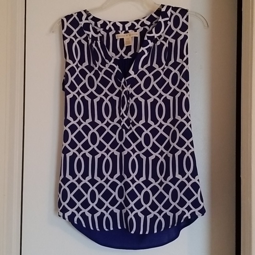 Hanna & gracie sleeveless blouse